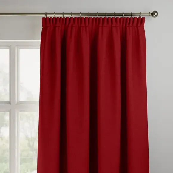 Made to Measure Curtains - Rosso, Polyester