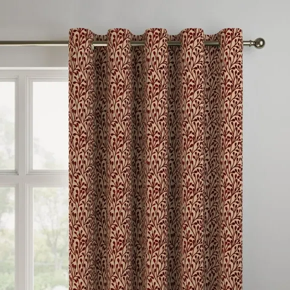 Made to Measure Curtains - Rosso, Textured Fabric
