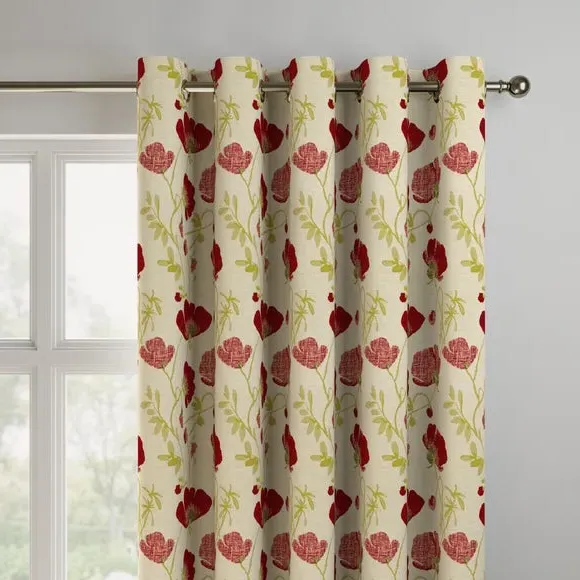 Made to Measure Curtains - Rouge, Floral