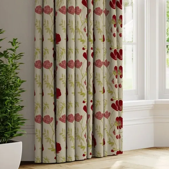 Made to Measure Curtains - Rouge, Floral image