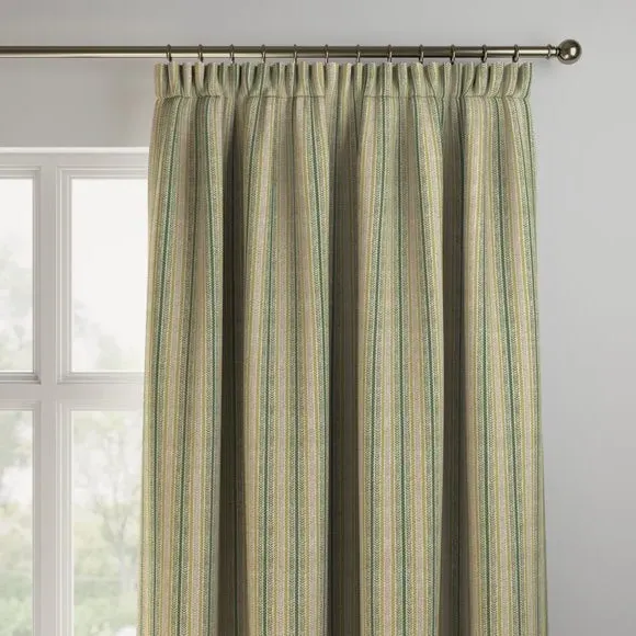 Made to Measure Curtains - Sage, Cotton