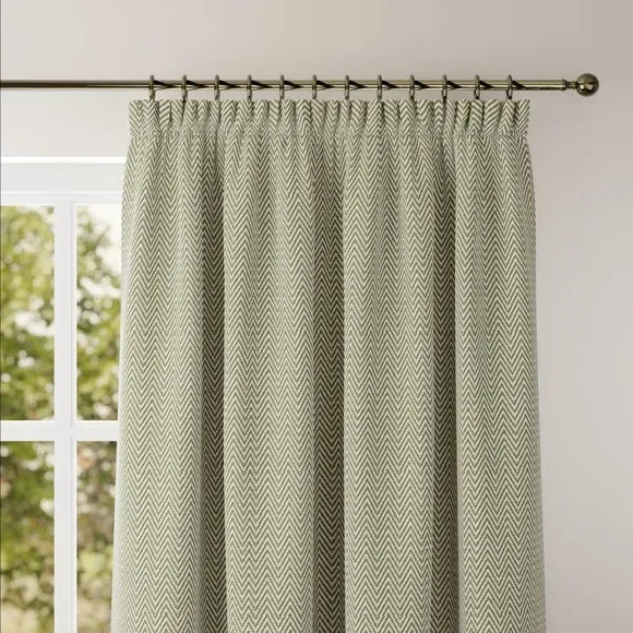 Made to Measure Curtains - Sage