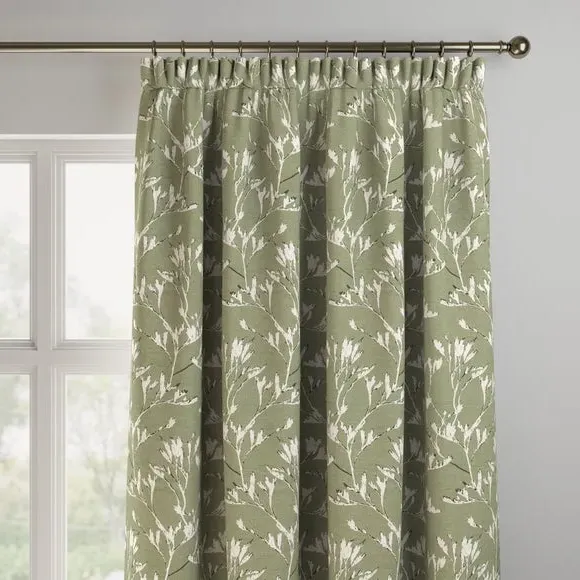 Made to Measure Curtains - Sage, Jacquard