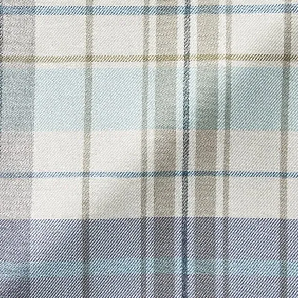 Made to Measure Curtains - Seafoam, Check Pattern
