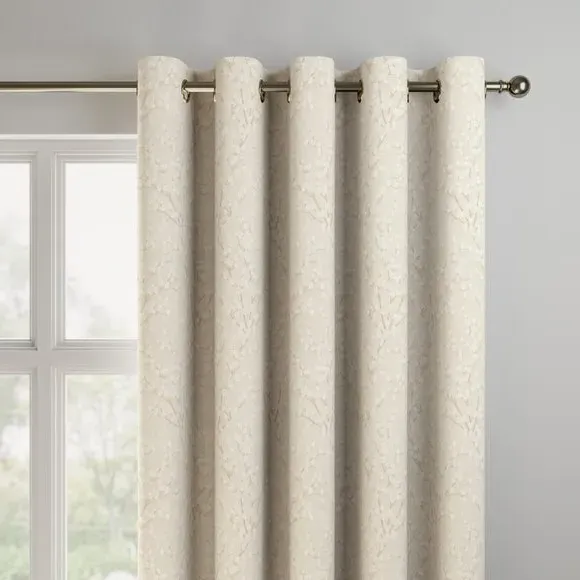 Made to Measure Curtains - Sesame, Jacquard