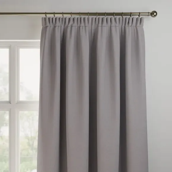 Made to Measure Curtains - Silver, Jacquard