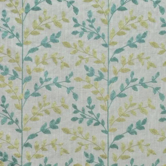 Made to Measure Curtains - Sky, Cotton Blend