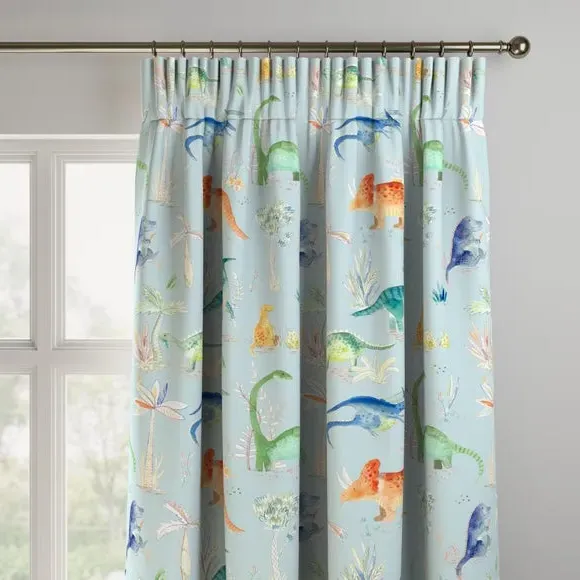 Made to Measure Curtains - Sky, Cotton