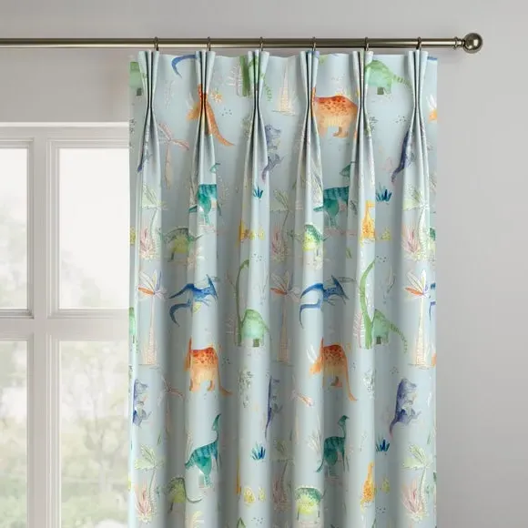 Made to Measure Curtains - Sky, Cotton
