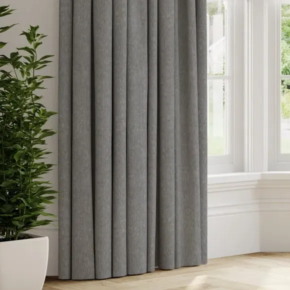 Made to Measure Curtains - Slate, Polycotton