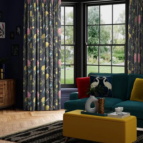 Made to Measure Curtains - Slate, Velvet
