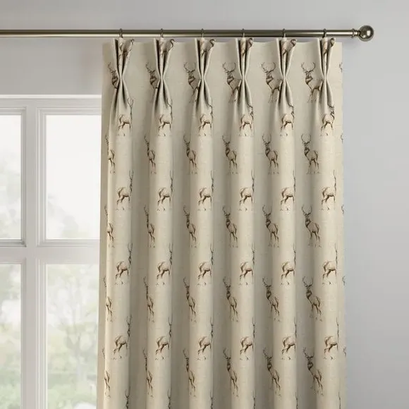 Made to Measure Curtains - Spey Deers Print