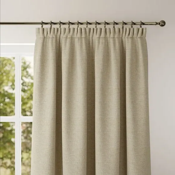 Made to Measure Curtains - Stone, Polyester