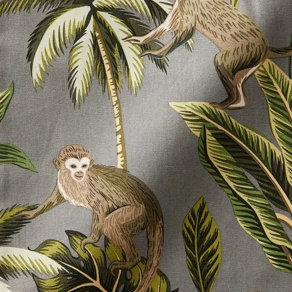 Made to Measure Curtains - Stone, Printed