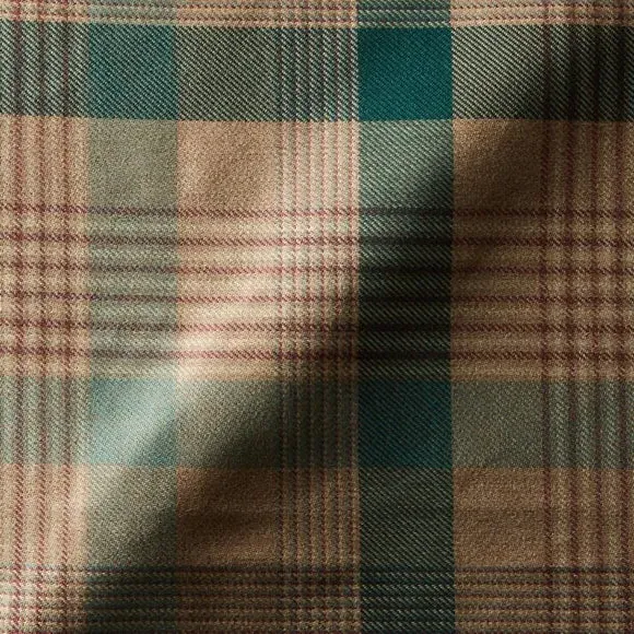 Made to Measure Curtains - Teal, Checked