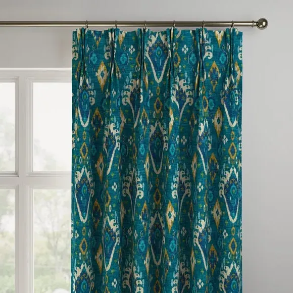 Made to Measure Curtains - Teal, Fabric