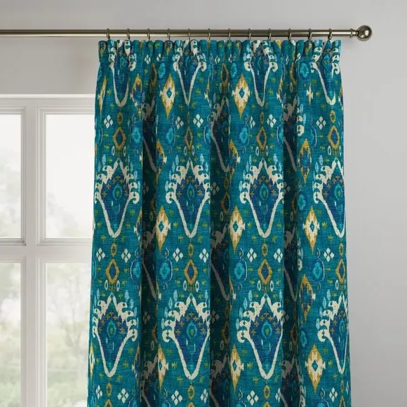 Made to Measure Curtains - Teal, Fabric