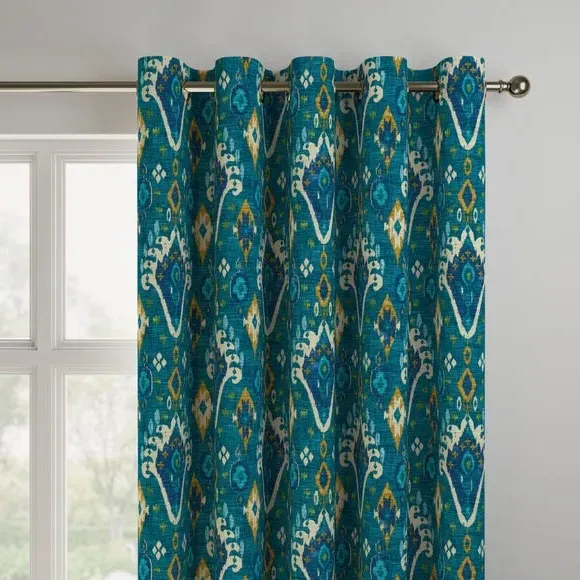 Made to Measure Curtains - Teal, Fabric