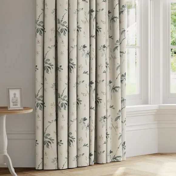 Made to Measure Curtains - Teal, Floral image