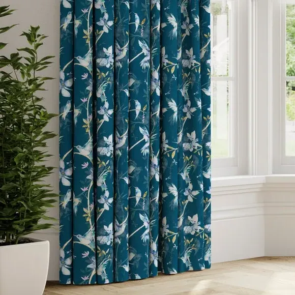 Made to Measure Curtains - Teal, Velvet image