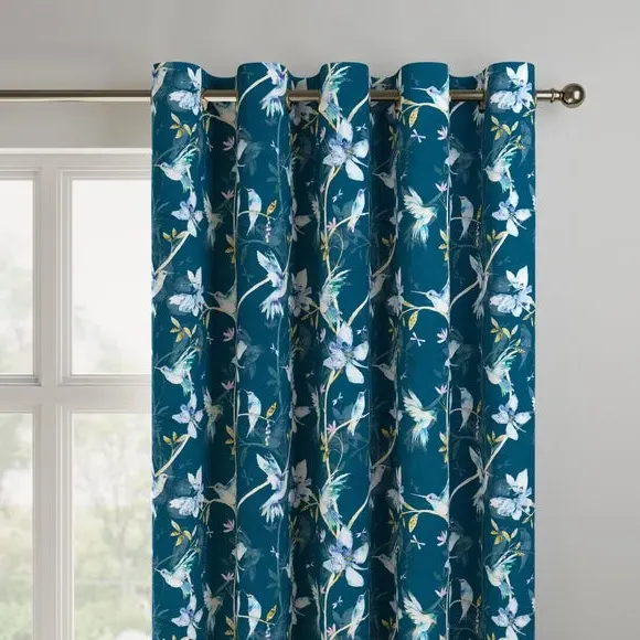 Made to Measure Curtains - Teal, Velvet