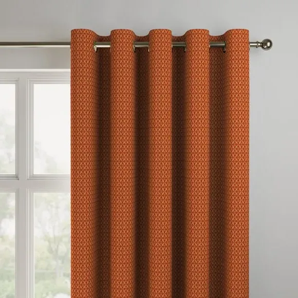Made to Measure Curtains - Terracotta, Chenille