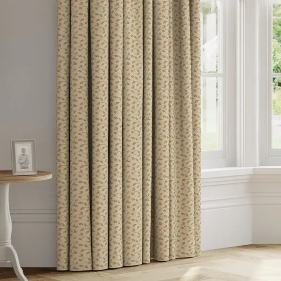 Made to Measure Curtains - Terracotta, Jacquard image