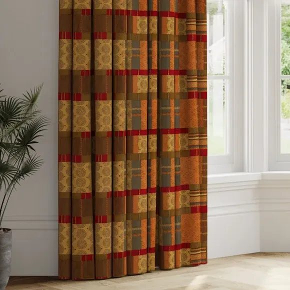 Made to Measure Curtains - Terracotta