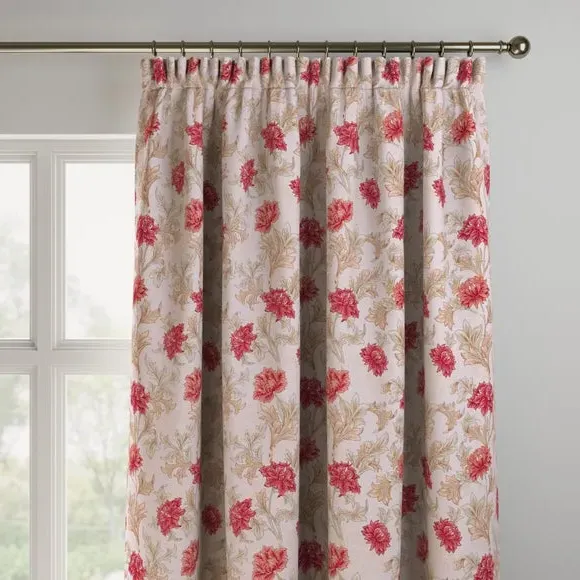 Made to Measure Curtains - Terracotta, Polyester
