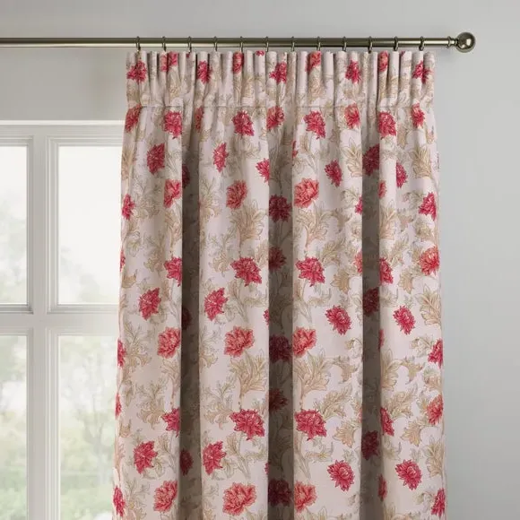 Made to Measure Curtains - Terracotta, Polyester