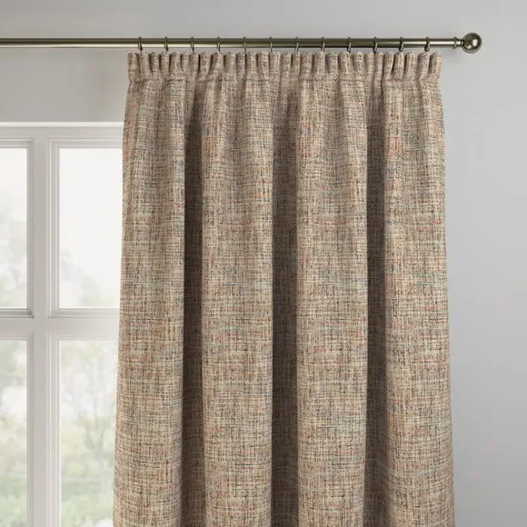 Made to Measure Curtains Textured Print - Autumn
