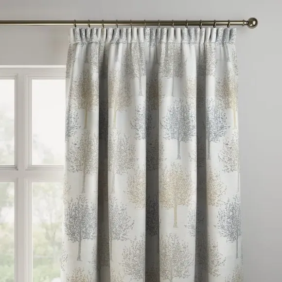 Made to Measure Curtains Tree Design - Dove