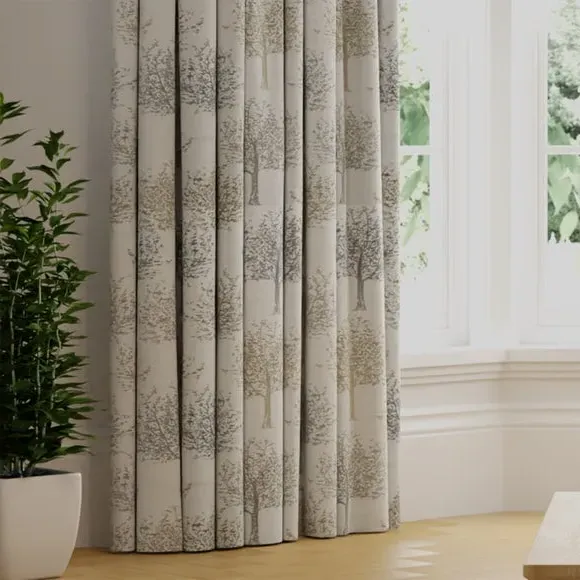 Made to Measure Curtains Tree Design - Dove image