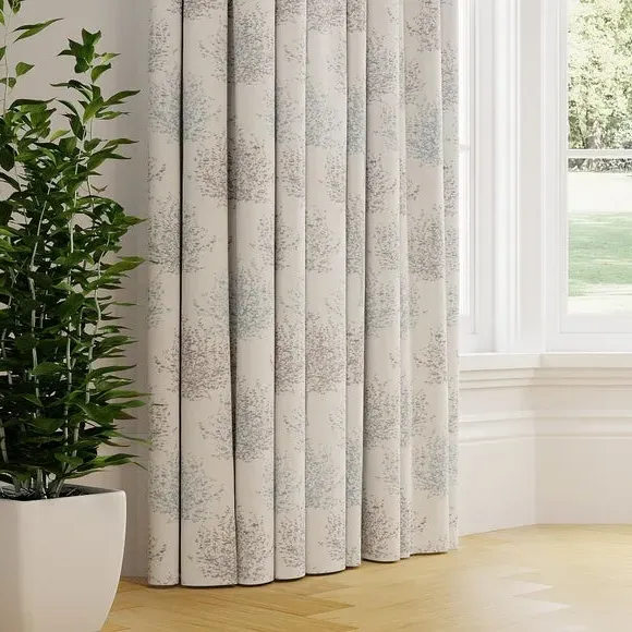 Made to Measure Curtains Tree Design - Teal