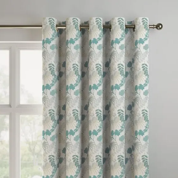 Made to Measure Curtains - Tropical Seafoam