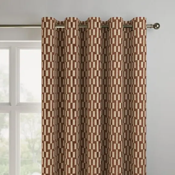 Made to Measure Curtains - Truffle, Polyester