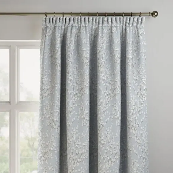 Made to Measure Curtains - Wedgewood, Jacquard