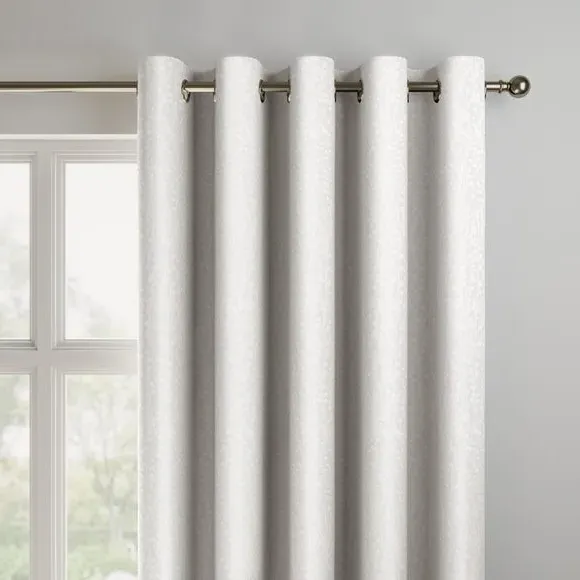 Made to Measure Curtains - White, Textured