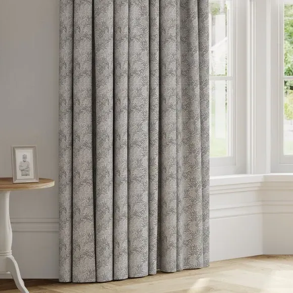 Made to Measure Curtains with Leaf Design - Dove image
