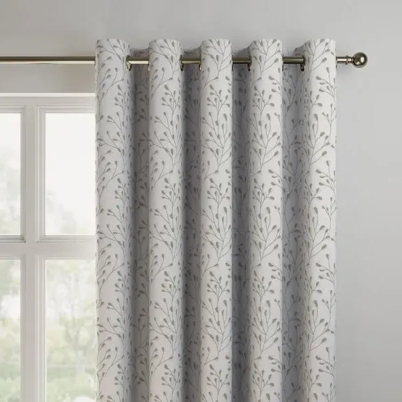 Made to Measure Curtains with Leaf Pattern - Sage