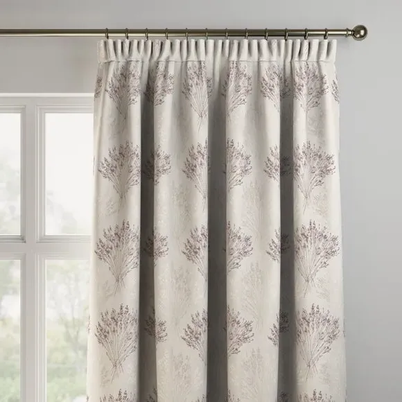 Made to Measure Curtains with Pattern - Plum