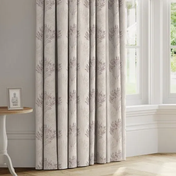 Made to Measure Curtains with Pattern - Plum