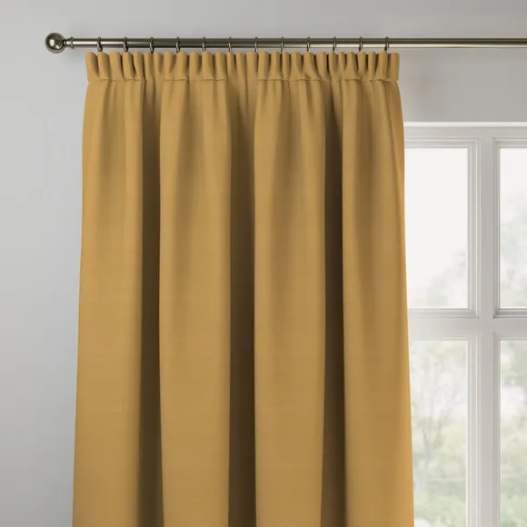 Made to Measure Curtains - Yellow, Polyester
