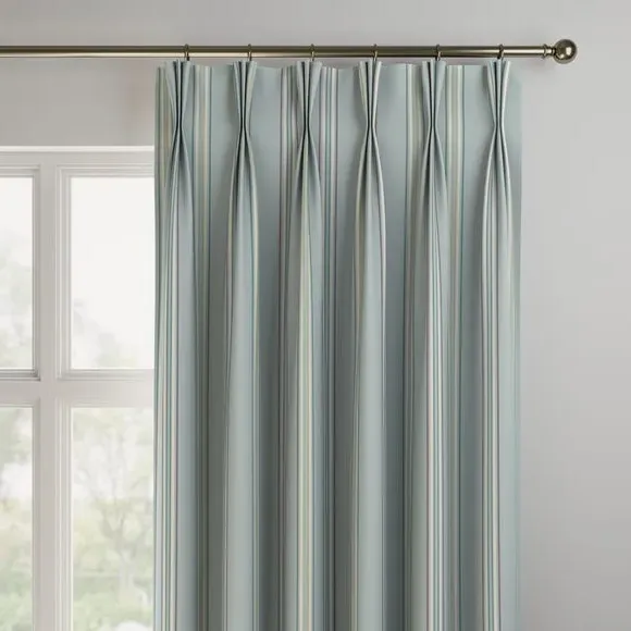 Made to Measure Fire Retardant Curtains - Blue