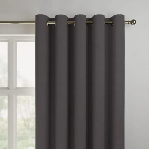 Made to Measure Fire Retardant Curtains - Carbon