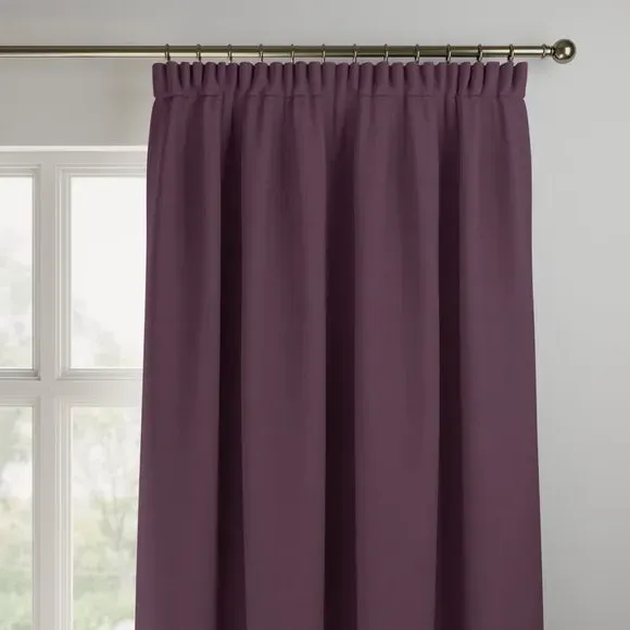 Made to Measure Fire Retardant Curtains - Heather