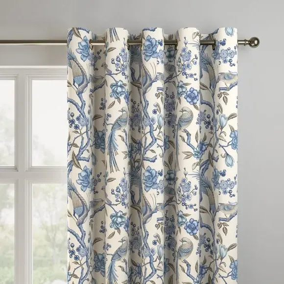 Made to Measure Fire Retardant Curtains - Lapis