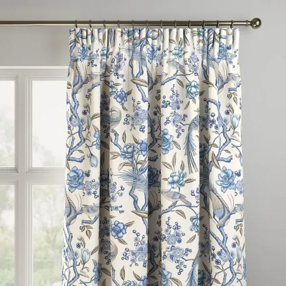 Made to Measure Fire Retardant Curtains - Lapis