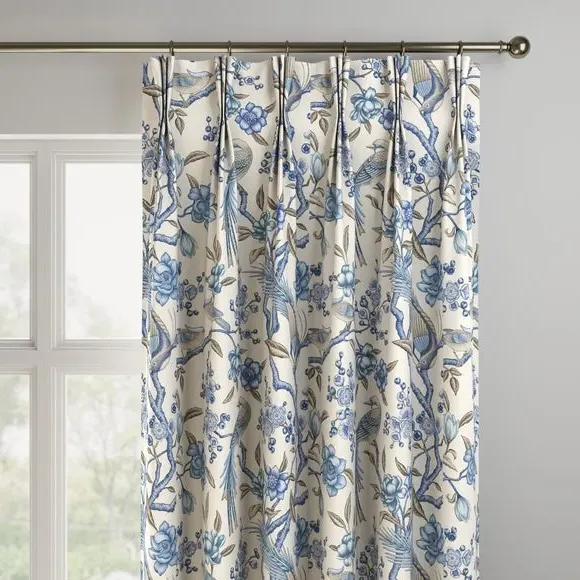 Made to Measure Fire Retardant Curtains - Lapis