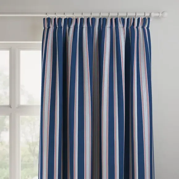 Made to Measure Fire Retardant Curtains - Nautical